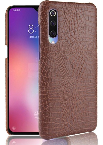 Xiaomi Mi 9 Se Klasik Timsah Moda Kapak Için Şık Klasik Durumda (Yurt Dışından)