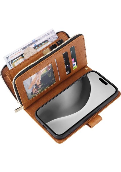 IPhone 16 Için Kılıf Pro Max Cüzdan Kılıf ile 9 Kart Yuvaları ile Kapak Çevirin (Yurt Dışından) fiyatları