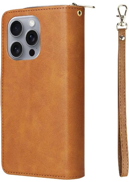 IPhone 16 Için Kılıf Pro Max Cüzdan Kılıf ile 9 Kart Yuvaları ile Kapak Çevirin (Yurt Dışından) modelleri