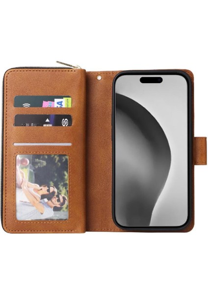 IPhone 16 Için Kılıf Pro Max Cüzdan Kılıf ile 9 Kart Yuvaları ile Kapak Çevirin (Yurt Dışından) fırsatları