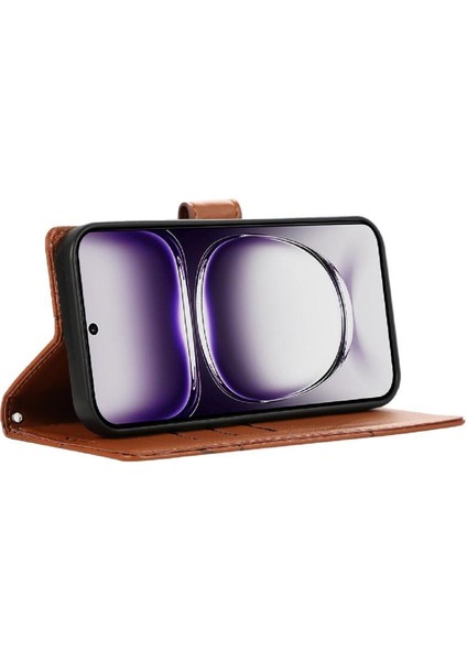Oppo Oppo 12 5g Için Flip Case Kickstand Üç Kart Yuvaları Şok Emici (Yurt Dışından) fırsatları