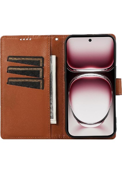 Oppo Oppo 12 Pro 5g Için Flip Case Üç Kart Yuvaları Darbeye Kickstand (Yurt Dışından) modelleri