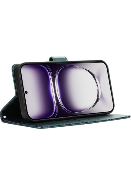 Oppo Oppo 12 5g Için Flip Case Kickstand Üç Kart Yuvaları Şok Emici (Yurt Dışından) fırsatları