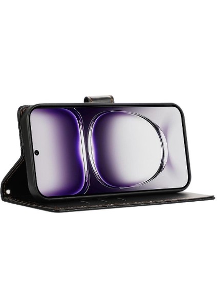 Oppo Oppo 12 5g Için Flip Case Kickstand Üç Kart Yuvaları Şok Emici (Yurt Dışından) fırsatları