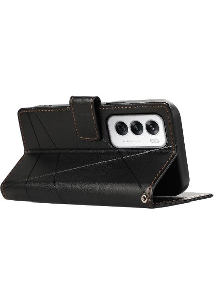 Oppo Oppo 12 5g Için Flip Case Kickstand Üç Kart Yuvaları Şok Emici (Yurt Dışından) indirimleri