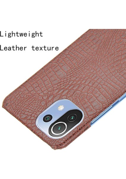 Xiaomi Mi 11 Lite Klasik Timsah Moda Kapak Için Şık Klasik Durumda (Yurt Dışından) fırsatları