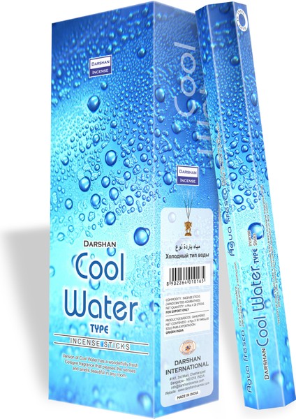 Darshan Cool Water Tütsü 1 Box (6 Paket)