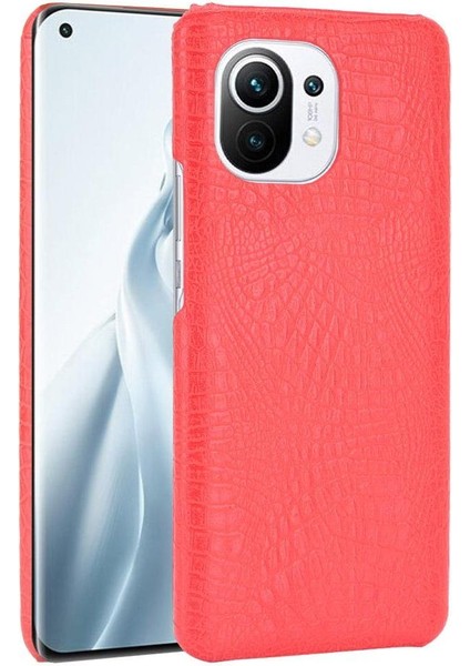 Xiaomi Mi 11 Klasik Timsah Moda Anti Kapak Için Şık Klasik Durumda (Yurt Dışından)