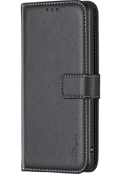 IPhone 14 Için Flip Case Artı Iş Deri Çanta Çoklu Kart Yuvası Cüzdan (Yurt Dışından)