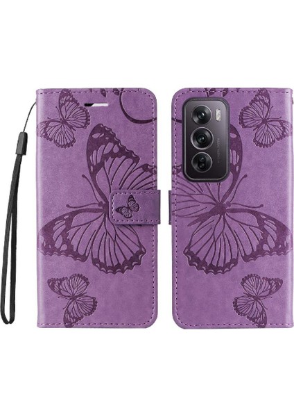 Oppo Için Kılıf Card 12 Pro 5g Flip Kickstand Pu Deri Kart Yuvası ile (Yurt Dışından)