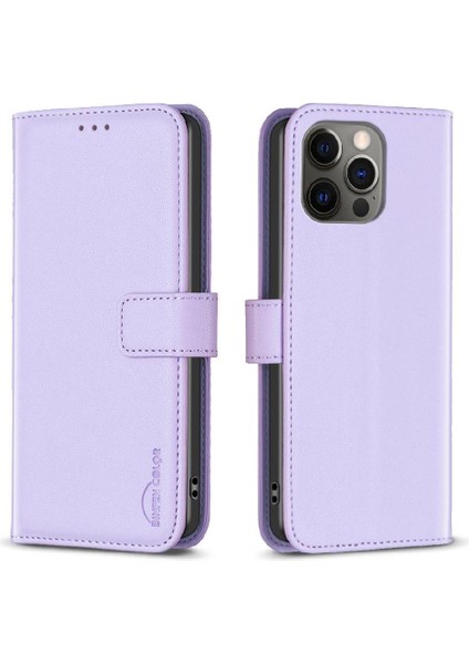 IPhone 12 Pro Çok Renkli Deri Kılıf Çoklu Kart Yuvası Için Flip Case (Yurt Dışından)