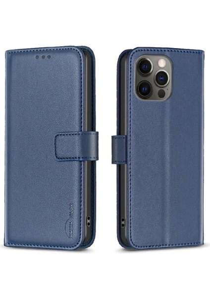 IPhone 12 Için Flip Case Pro Max Iş Deri Çanta Çok Renkli Cüzdan (Yurt Dışından)