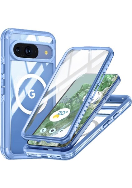 Google Pixel 9 Için Miracase Manyetik Kılıf Pet Koruyucu Film 360 Tüm ve (Yurt Dışından)
