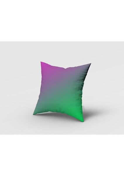 Yeşil Renk Geçişi, Rengarenk, Mor, Ithal Kumaş, Çocuk ve Bebek Odası Fon Perde - 1 Kanat fırsatları