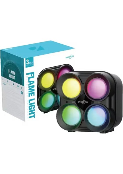 1835 3 Inch Flame Light Rgb Işıklı Bluetooth Speaker fiyatları