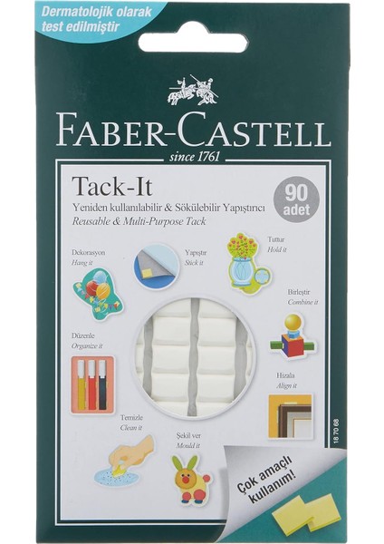 Tack It 50 gr Yapıştırıcı, Sökülebilir ve Yeniden Kullanılabilir Yapıştırıcı (5130187093)