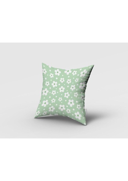 Yeşil Çiçekler, Ithal Kumaş, Çocuk ve Bebek Odası Fon Perde - 1 Kanat fırsatları