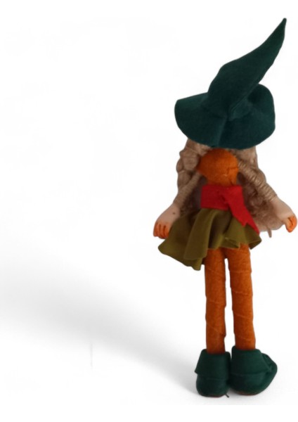 Uzun Şaçlı Kumral Elf Bebek