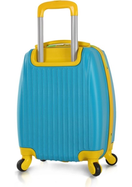 1'li Mavi Unisex Kids Abs Çocuk Valizi Kaplumbağa Kabin Valiz & Bavul MV9310 Plastik Back To School fiyatları
