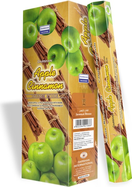 Darshan Apple Cinnamon Tütsü 1 Box (6 Paket)