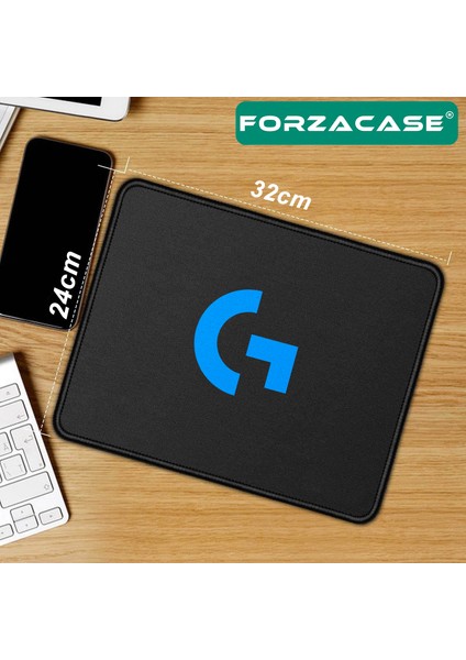 Kaydırmaz Silikon Tabanlı Mat Mouse Pad 32X24CM Siyah - FC638