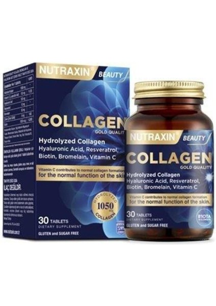 Hidrolize Kolajen 30 Tablet Tip1,tip3 3'lü Paket