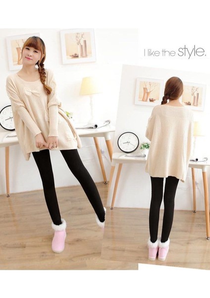 Hotlife Karın Basen ve Bacak Toparlayıcı Korse Içi Polarlı Külotlu Peluşlu Çorap Siyah fırsatları