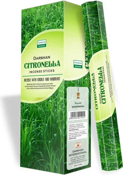 Darshan Citronella Tütsü 1 Box (6 Paket)