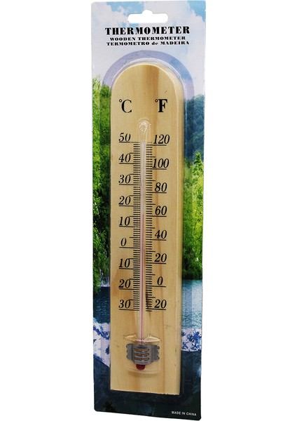 Ahşap Derece Oda Termometresi (K246)