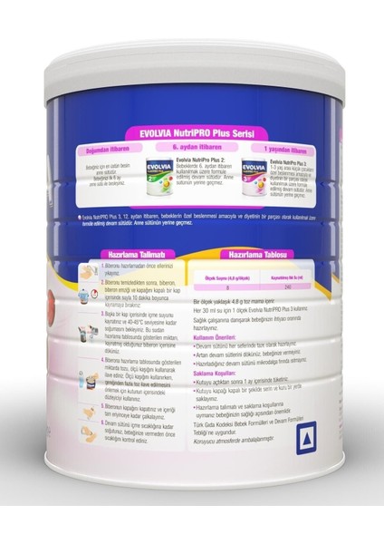 Nutripro Plus 3 800 G modelleri