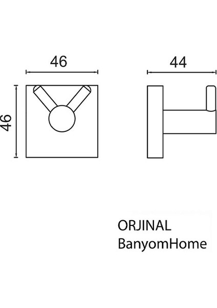 VZ10-026.1 Paslanmaz Pirinç Vizyon Bornozluk Banyo Askısı Altın Gold fiyatları