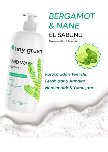 Tiny Green El Sabunu Bergamot & Nane 500 ml