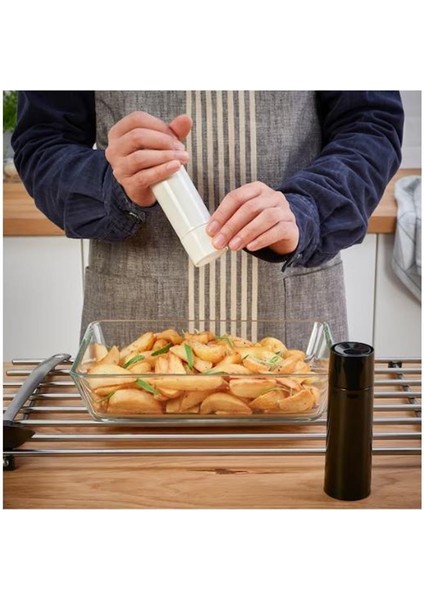 Barnasınne Baharat Öğütücü Siyah-Beyaz 14 cm 2 Adet