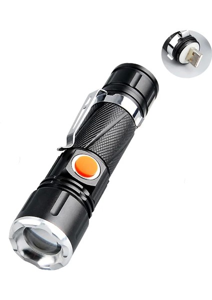 P50 LED Şarjlı Mıknatıslı USB El Feneri WT-622