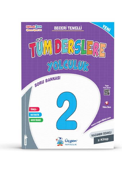 Üçgen 2.sınıf Tüm Derslere Yolculuk+Problemlerle Matematik+ Okuma Anlama + Paket Deneme 6+1 -2024