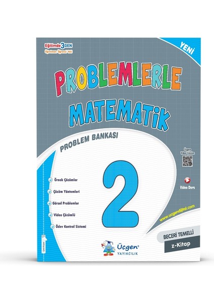 Üçgen 2.sınıf Tüm Derslere Yolculuk+Problemlerle Matematik+ Okuma Anlama + Paket Deneme 6+1 -2024