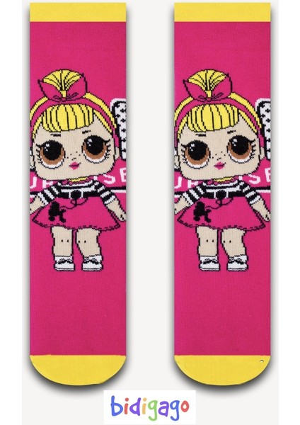 2'li Lol Bebek Set L.o.l Surprise Olivia ve Flora Desenli Çocuk Çorap fiyatları