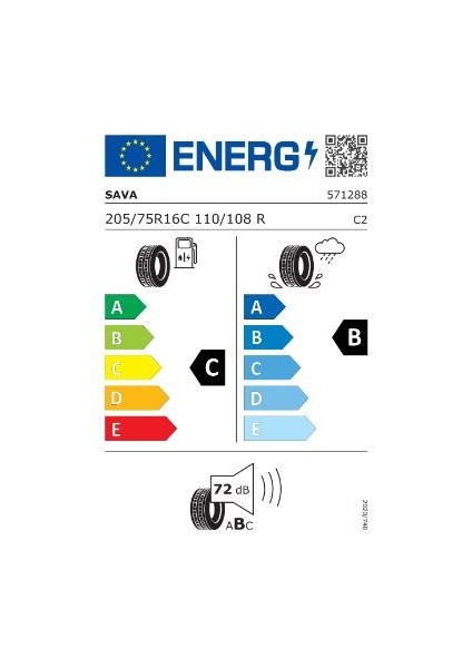 205/75 R16C 110/108R Trenta 2 Oto Yaz Lastiği ( Üretim Yılı: 2024 ) fiyatları