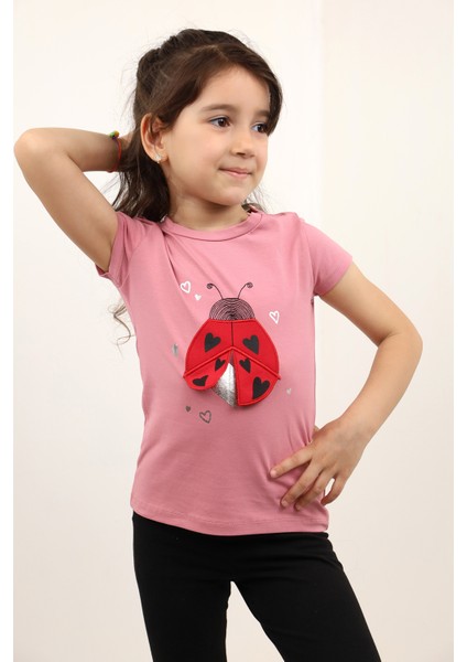 Kız Bebek Baskılı Tişört