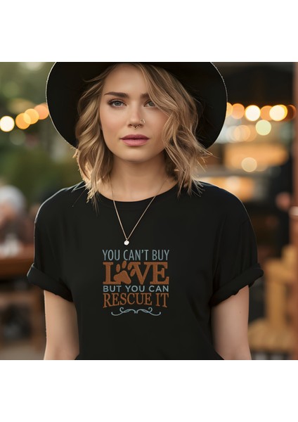 "rescue It" Nakışlı %100 Pamuk Tshirt