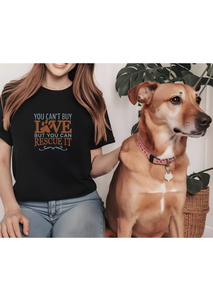 "rescue It" Nakışlı %100 Pamuk Tshirt