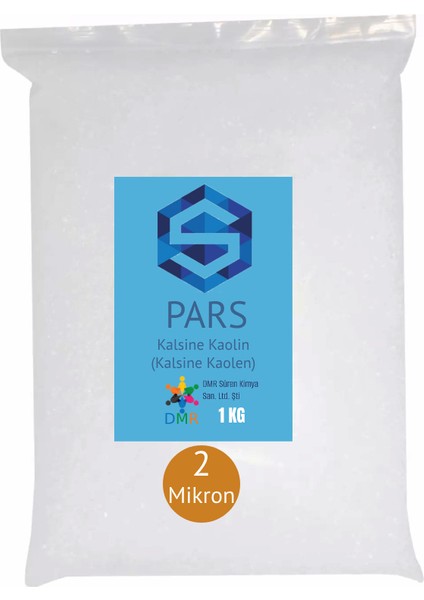 Kalsine Kaolin 2 Mikron 1 kg