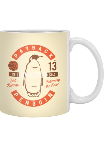 Payback Penguin Ice Cold 2018 Beyaz Kupa