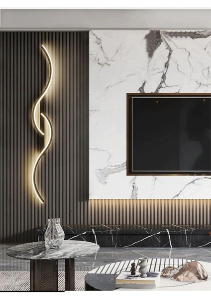 3 Sconce / 120 cm / Anthracite Case / 3 Colors Light Up / 3 Years Warranty Gri Modern Alüminyum E27 modelleri