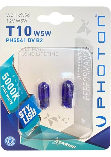 T10 W5W 12V Xen Vision Blister Ampul