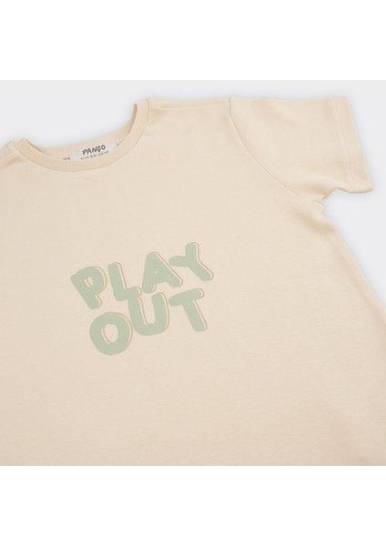 Erkek Çocuk Neon Baskılı 3'lü Set Pijama Takımı modelleri