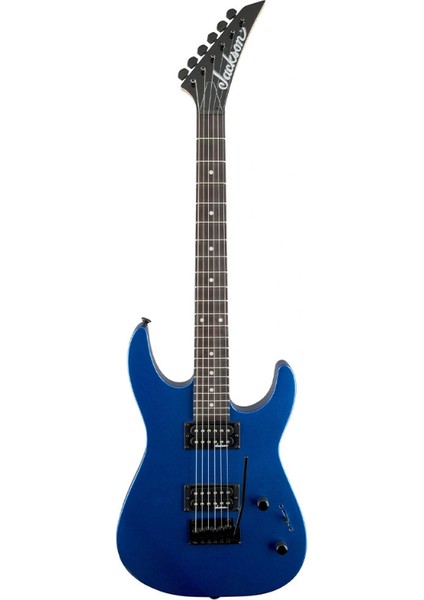 JS11 Dinky 2-Point Tremolo Amaranth Klavye Metallic Blue Elektro Gitar Set