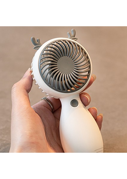 Sevimli El Tipi Fan, USB Şarjı, Taşınabilir Rüzgar Enerjisi Ultra Sessiz (Yurt Dışından)