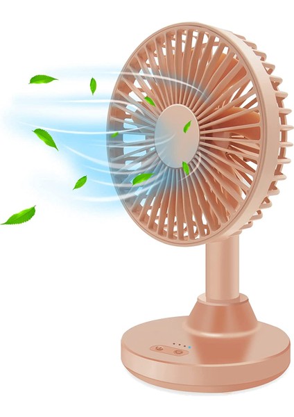 USB Masa Fanı, Masa Fanı Salınımlı Fan Pembe (Yurt Dışından)