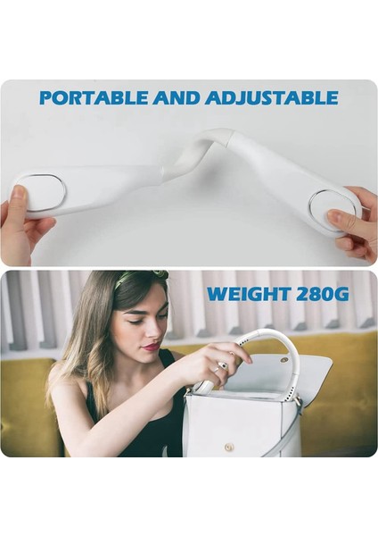 Boyun Fanı 4000MAH Şarj Edilebilir Asılı 3 Hız Ayarı 360°SOĞUTMA (Yurt Dışından)